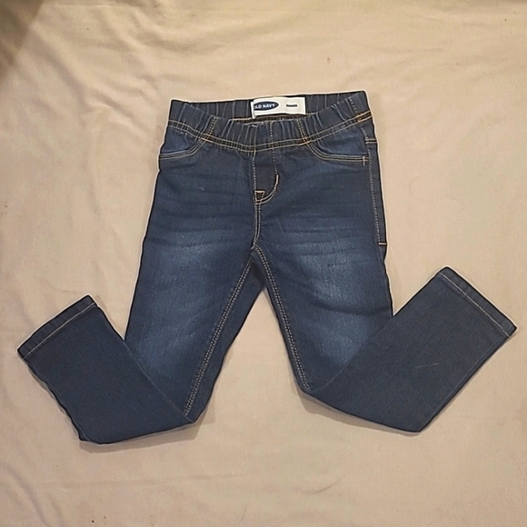Old Navy 4T blue jean jeggings - Picture 1 of 4
